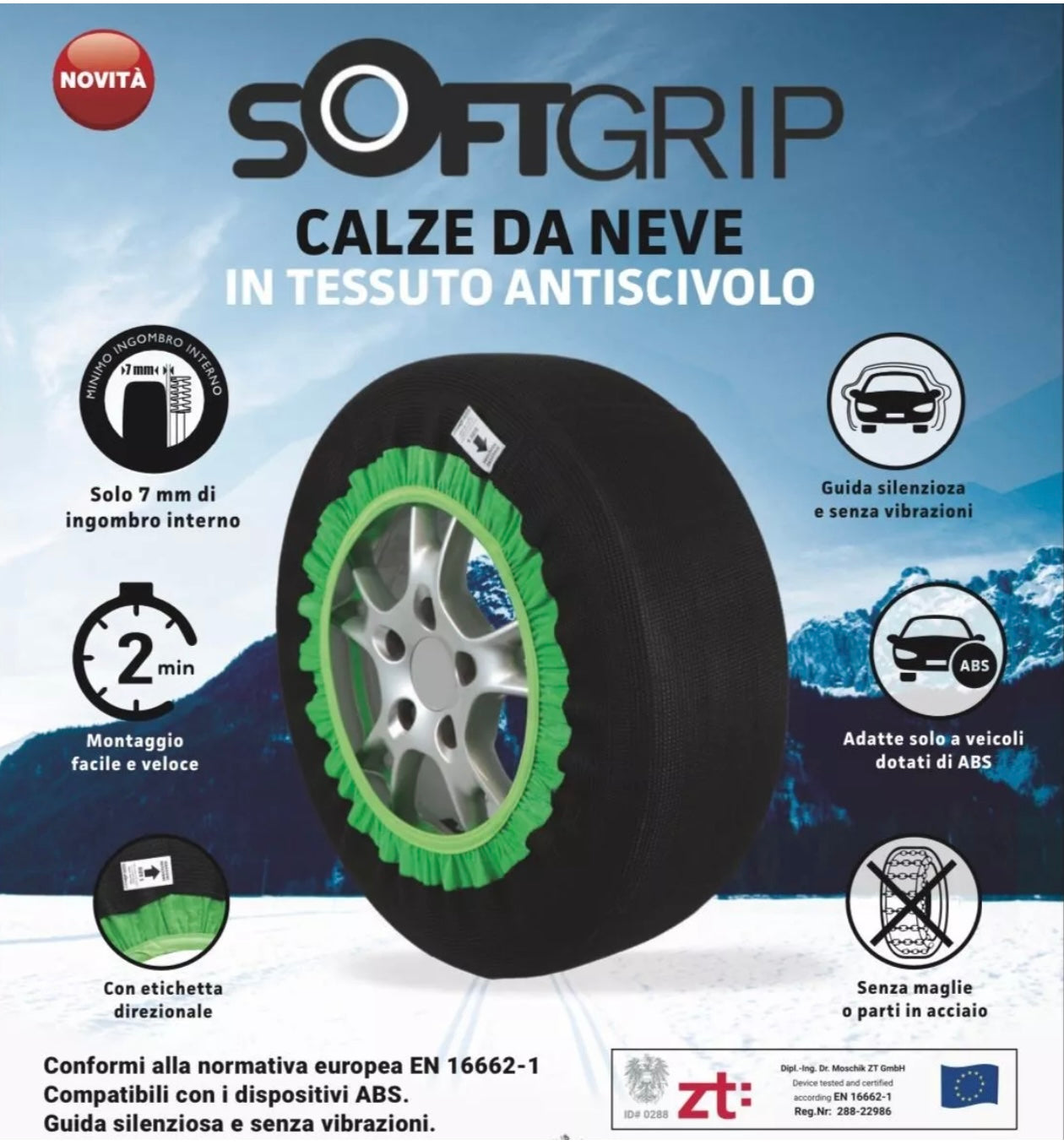 CALZE DA NEVE SOFTGRIP GRUPPO 2
