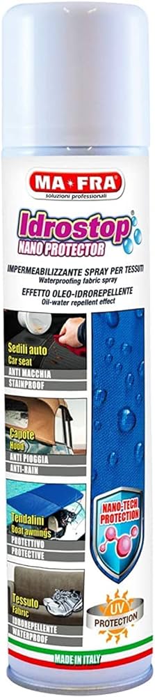 Spray impermeabilizzante tessuti auto