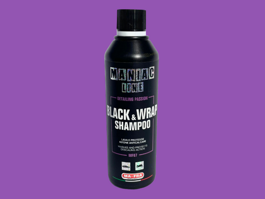 black & wrap shampoo