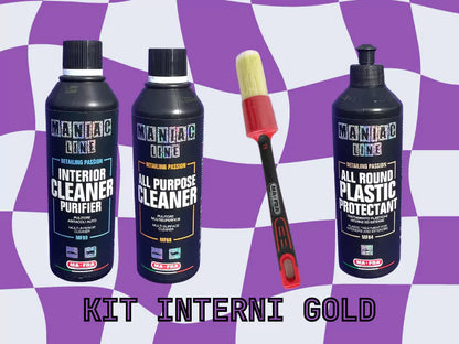 Kit Interni Gold per Auto – Eleganza e Comfort Premium
